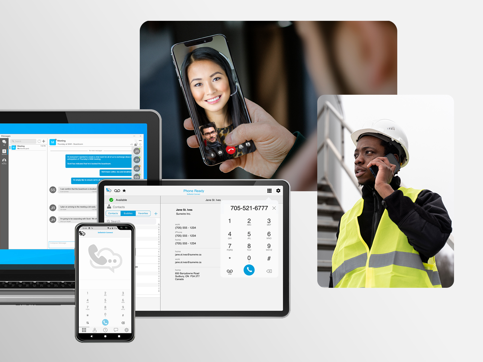 SolSwitch Connect SMS and calling