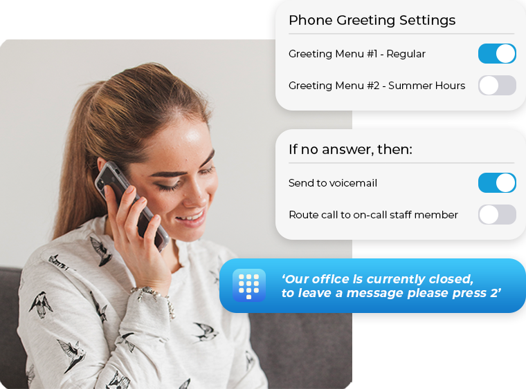 SolSwitch auto-attendant / IVR call routing